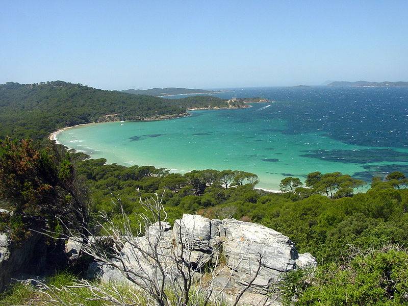 La plage Nôtre Dame - île de Porquerolles